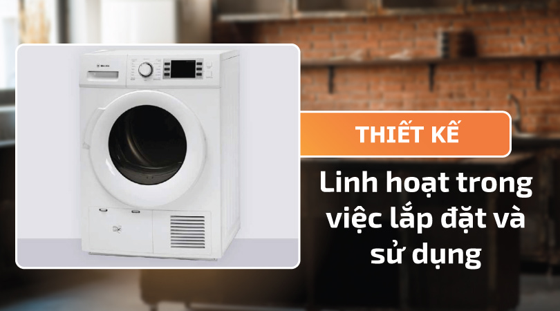 Máy sấy Malloca MTD-B0603E Thiết kế 